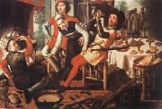 Pieter Aertsen Peasants by the Hearth china oil painting reproduction